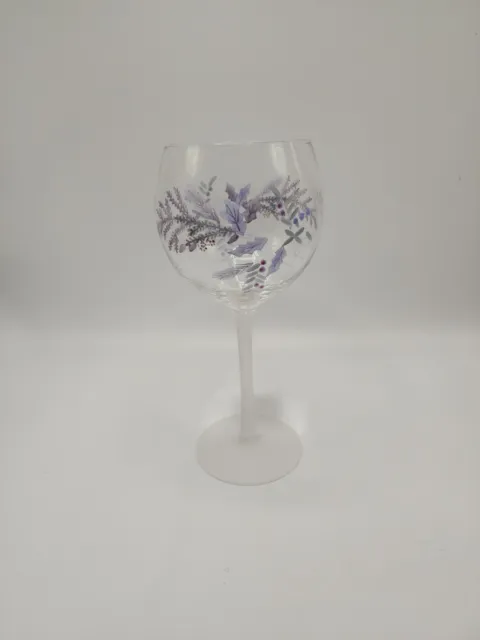Pfaltzgraff "Winter Frost" 8 1/2 Inch Glassware Goblet