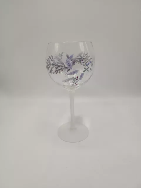 Pfaltzgraff "Winter Frost" 8 1/2 Inch Glassware Goblet