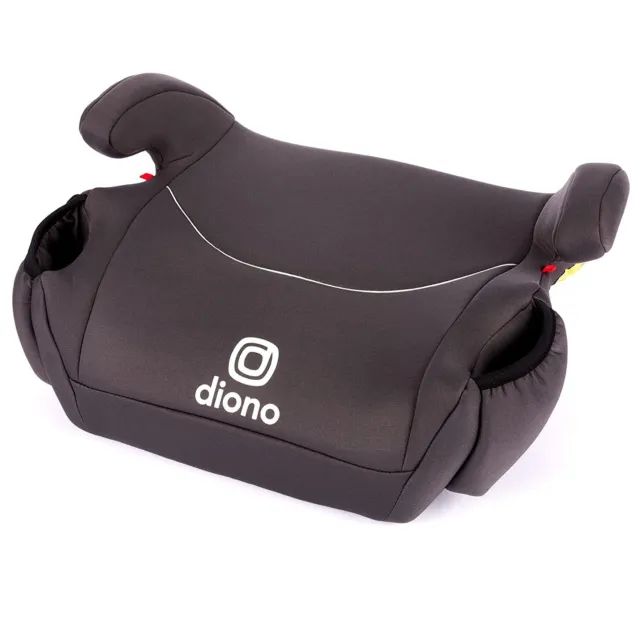 New Diono Solana No Latch Backless Booster Car Seat 40-120Lbs Black Charcoal