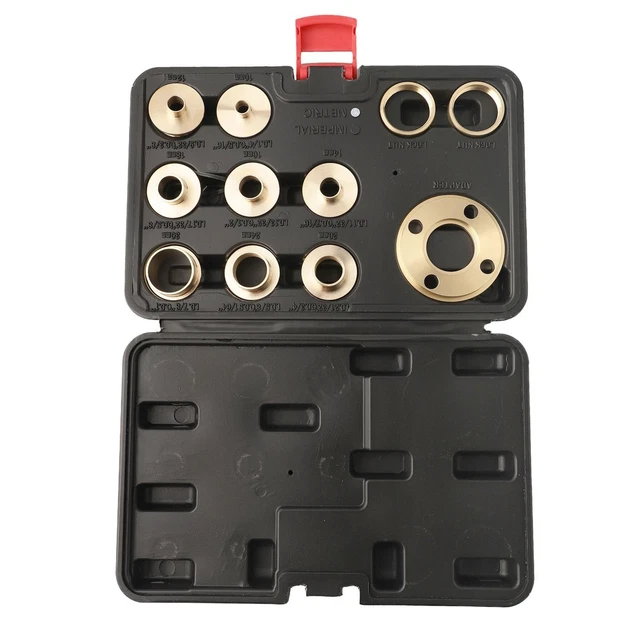Kit De Guides De Routeur De Modèle En Laiton De 11 Pièces/ensemble Avec