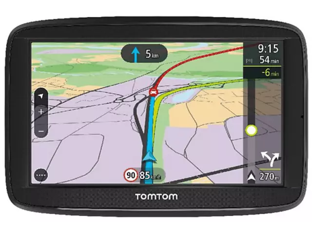 Navegador GPS - Tom Tom Via 52 EU23, 5", Europa, Bluetooth, Negro