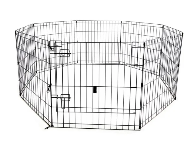 Pet Dog Pen Puppy Cat Rabbit Foldable Playpen Indoor/outdoor Enclosure Run Cage
