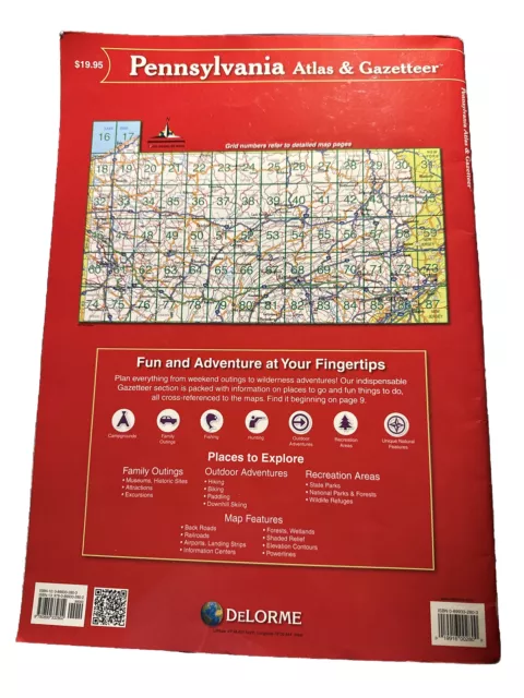 DeLorme Pennsylvania State Atlas Gazetteer 2012 Topographic Maps 12th Edition 2