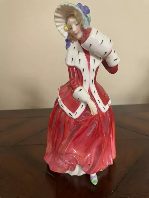 Vintage Royal Doulton Porcelain Victorian Lady “Christmas Morn” (HN 1992)