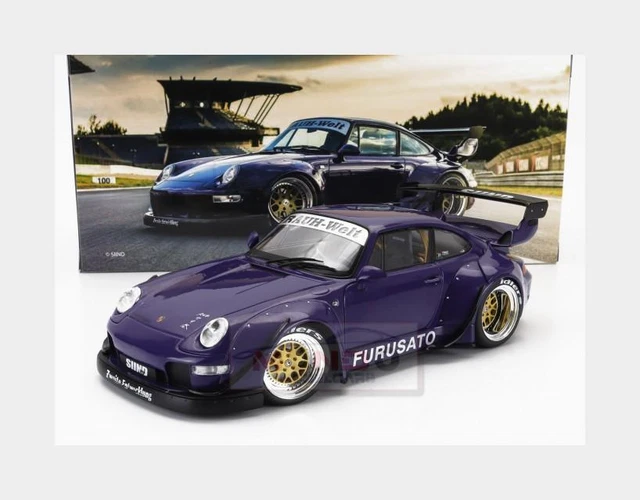 1:18 WERK83 PORSCHE 911 993 Rwb Rauh-Welt Furusato Coupe 1995 Purple ...