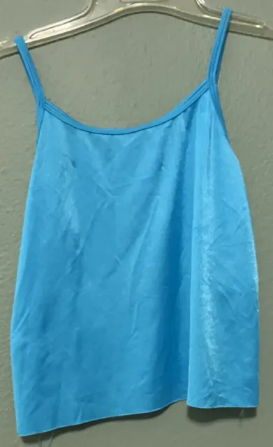 Sleeveless Turquoise Kid’s Crop Top Dancewear