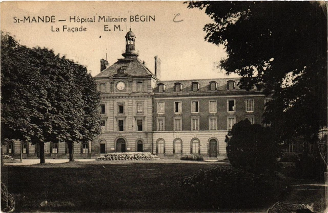 CPA St-MANDÉ - Hopital Militaire Bégin - La Facade (519684)