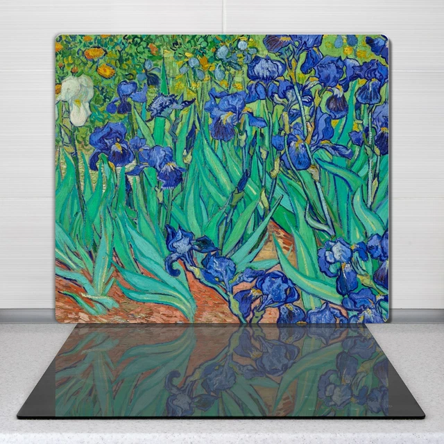 Coloray Planche À Découper 2x30x52 cm Protection Plaque Induction Cuisson Tapis de Découpe Verre Trempé Double - Fleurs florales de fleurs de cerisier Coloray Planche À Découper 2x30x52 cm Protection Plaque Induction Cuisson Tapis de Découpe Verre Trempé Double - Fleurs florales de fleurs de cerisier