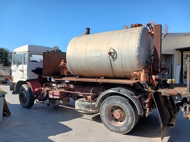 renault g290 polybenne bouille rependeuse pour bitume benne amovible 4