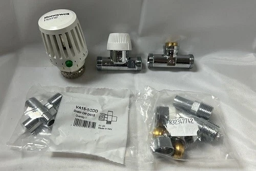 HONEYWELL HOME VTL120-15S-D Valencia Traditional TRV u0026 Lockshield 15mm  Straight £21.99 - PicClick UK