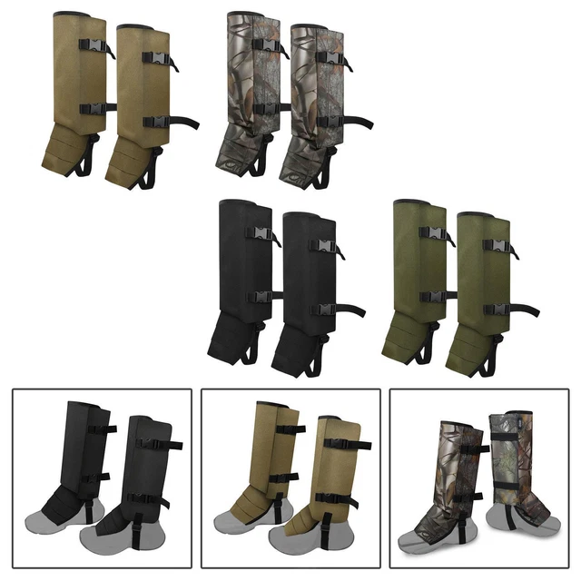 Guêtres Doublées Imperméables Zip Et Scratch Camouflage