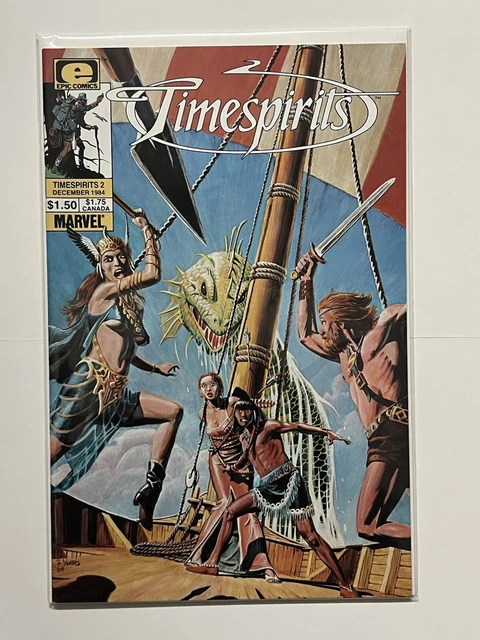 Timespirits #2 (December 1984) Epic Comics Marvel Gorgeous NM Bronze Age Comic