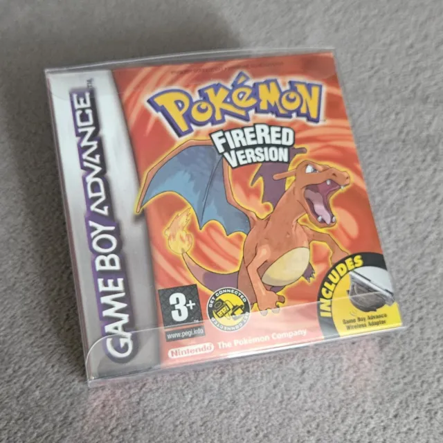 Pokemon Fire Red Nintendo Gameboy Advance UK PAL Genuine Outer Box Only