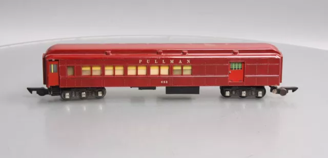 American Flyer 653 Vintage S Red Heavyweight Combination Car