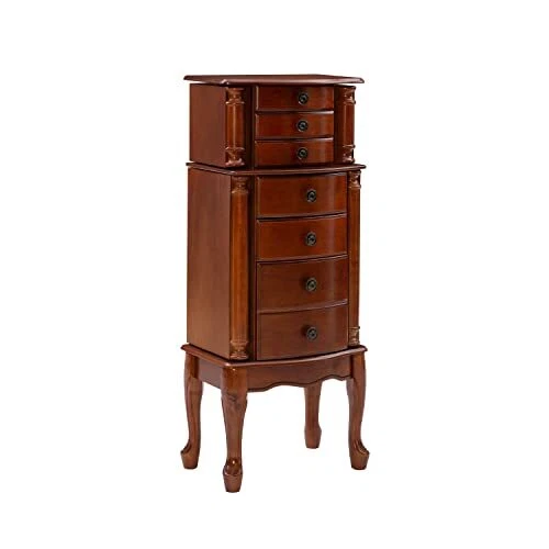 Powell Classic Cherry Jewelry Armoire