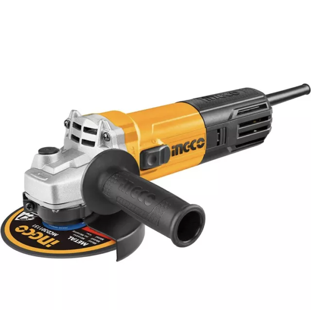 INGCO Angle Grinder with 1Pcs Auxiliary Handle 750W, 115mm (NO DISC)