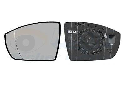 Vetro specchio Van Wezel specchietto retrovisore esterno sinistro per Ford Ecosport