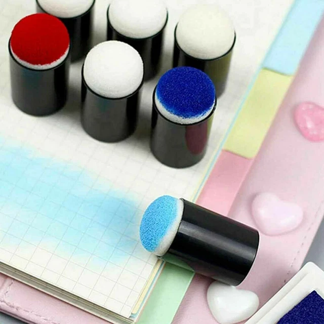40PCS FINGER SPONGE Daubers Paint Ink Pad Stamping Brush Crafts