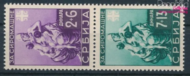 Serbien (Dt.Bes.2.WK.) SZd1 postfrisch 1942 Wohlfahrt (10194371