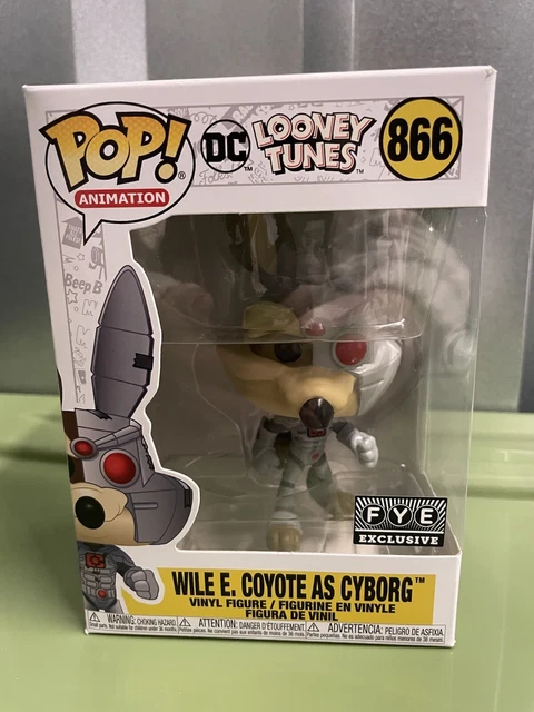 Funko Pop DC Looney Tunes #866 Wile E. Coyote as Cyborg (FYE Exclusive)