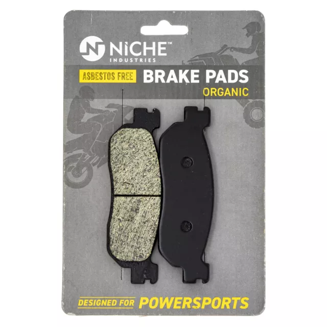 NICHE Brake Pad with Shoe Set for Yamaha TW200 XT225 Front Rear Organic