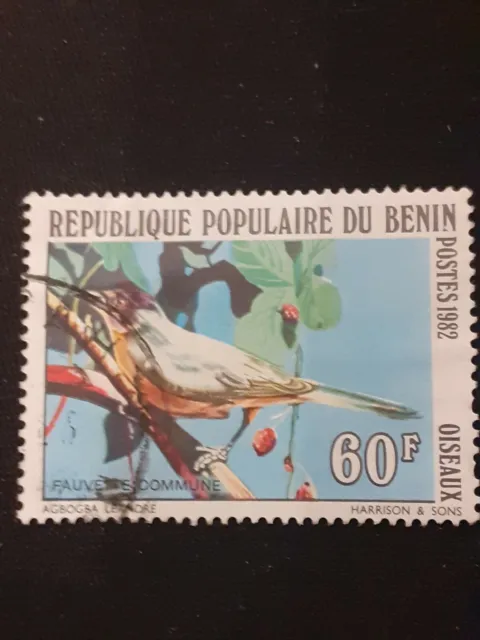 Timbre République Populaire Du Benin 60f