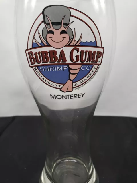 Bubba Gump Shrimp Co Monterey~ Hurricane Glass