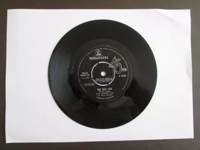 Cliff Bennett & The Rebel Rousers - One Way Love - 7" Single In Sehr Gutem + Zustand