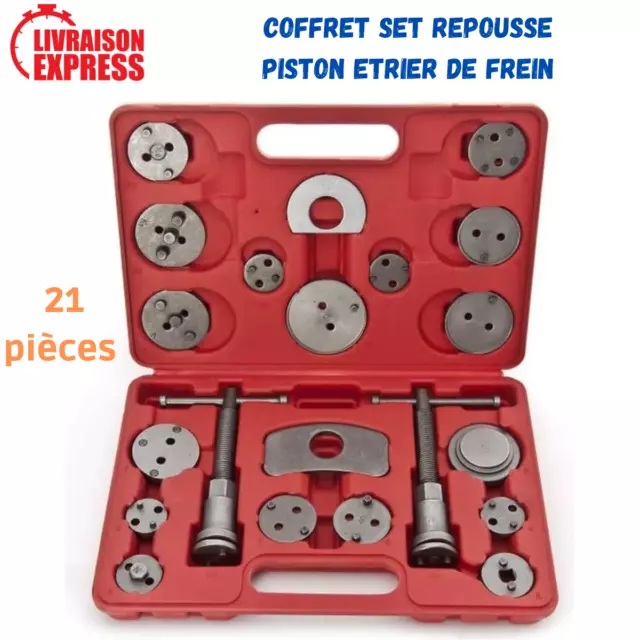 Coffret Set Repousse Piston Etrier de Frein - 21 Pièces Outil Universel Pratique