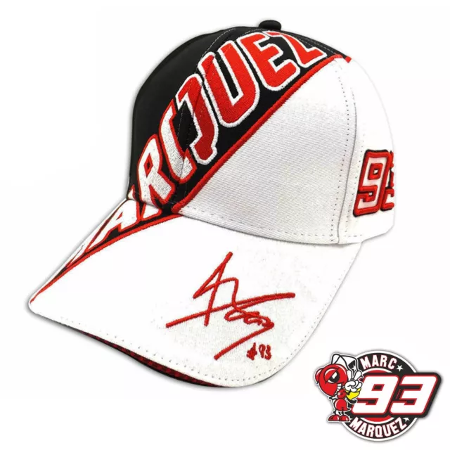 Marc Marquez 93 Paddock Cap Official Merchandise White