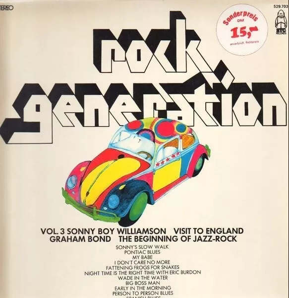 LP Sonny Boy Williamson / Graham Bond Rock Generation Vol.3 NEAR MINT BYG Rec