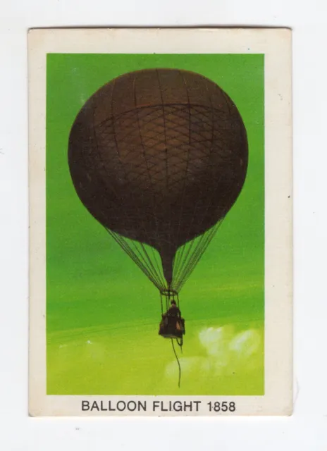 Bread Great Sunblest Air Race Cards #13 Balloon flight 1858