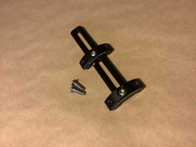 Wolf Tooth Components B-RAD Doub. Water Bottle Cage Adapter W/ 2 Base Mount, EUC