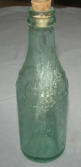 Vintage Embossed Soda Bottle COCA-COLA Straight Sidd Norfolk VA 7 3/4" Tall