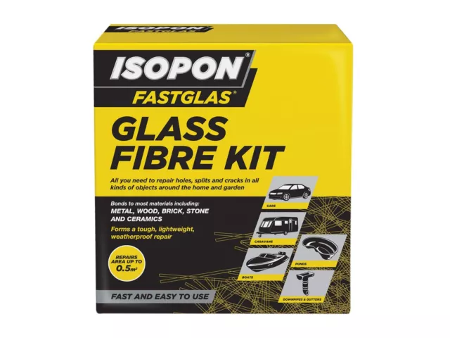 U-POL ISOPON FASTGLAS Resin & Glass Fibre Kit Large