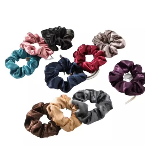 Hair Scrunchies Women Elastic Ties Band Ring Ponytail Holder Velvet Scrunchy