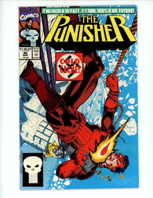 Punisher #46 Comic Book 1991 VF- Direct Mike Baron Hugh Haynes Marvel