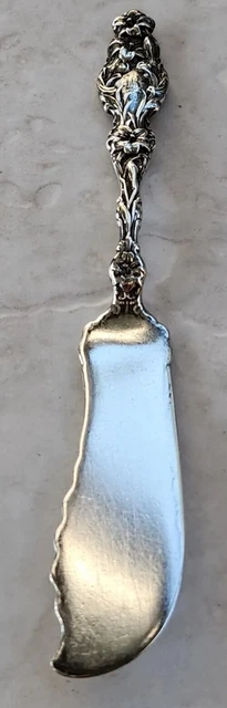 Whiting Lily Sterling Silver Master Butter Knife (466)