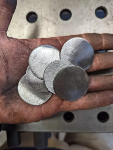 12 Pack 1.5" Round Weld on end caps 12 gauge thickness mild steel