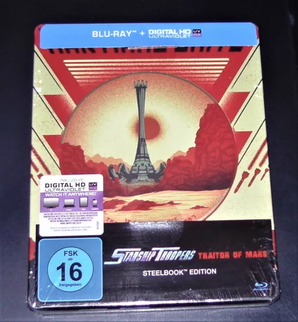 Starship Troopers Traitor Of Mars Limitierte Steelbook Edition Blu Ray Neu & Ovp