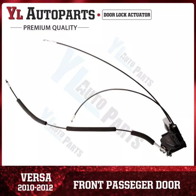 Front Right Side Door Lock Latch Actuator fit 2010-2012 Nissan Versa Hatchback