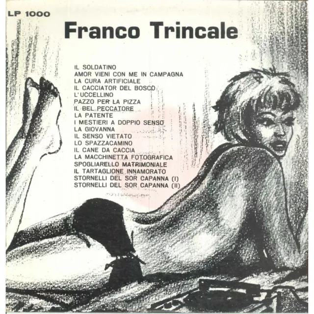Franco Trincale LP Vinilo Nuevo Sellado Mismo / Señora Grace ‎ LP 1000 Nuevo