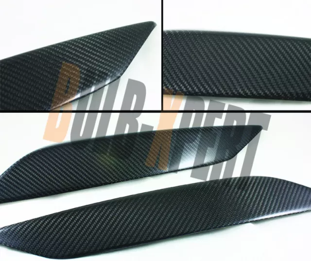 For Nissan 03-09 350Z Z33 Fairlady Carbon Fiber Headlight Eye Lid Eyelids Cover 2