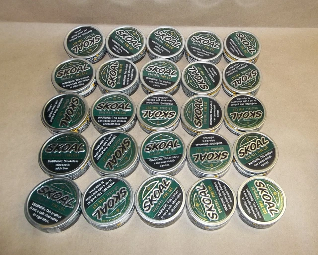40 CAN LOT Empty Grizzly Snuff Chew Craft Fishing Art Storage or Target