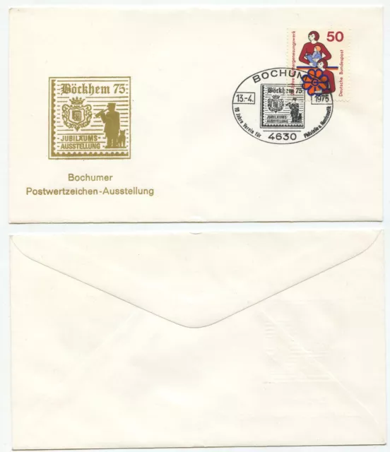 06416 - Sonderstempel: Böckhem 75 - 10 Jahre Verein Philatelie -Bochum 13.4.1975