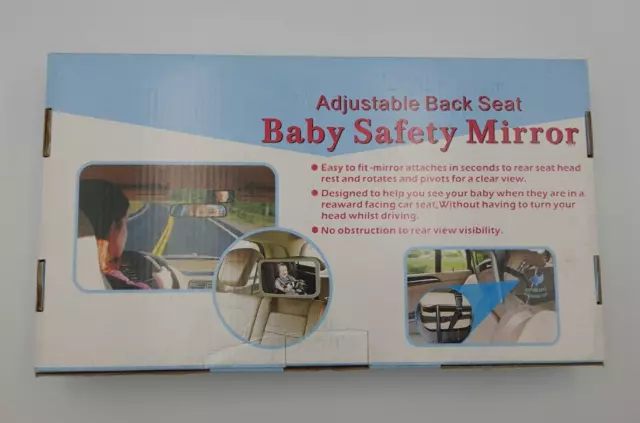 Baby Safety Auto Spiegel großer Rücksitz verstellbar