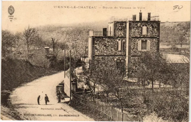 CPA AK VIENNE the Chateau Road of VIENNE the City (490455)