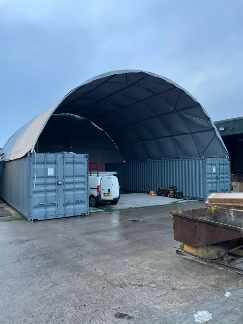 40Ft Shippping Container And Canopy Bundle