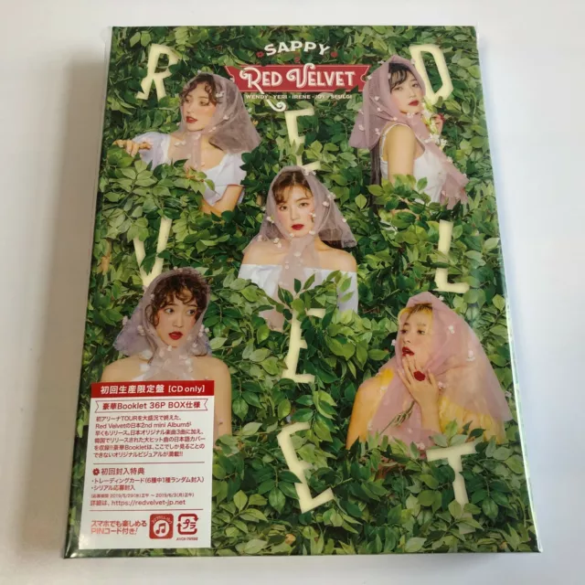 Red Velvet Sappy First Limited Edition JAPAN CD+1PHOTOCARD+36pBOOKLET