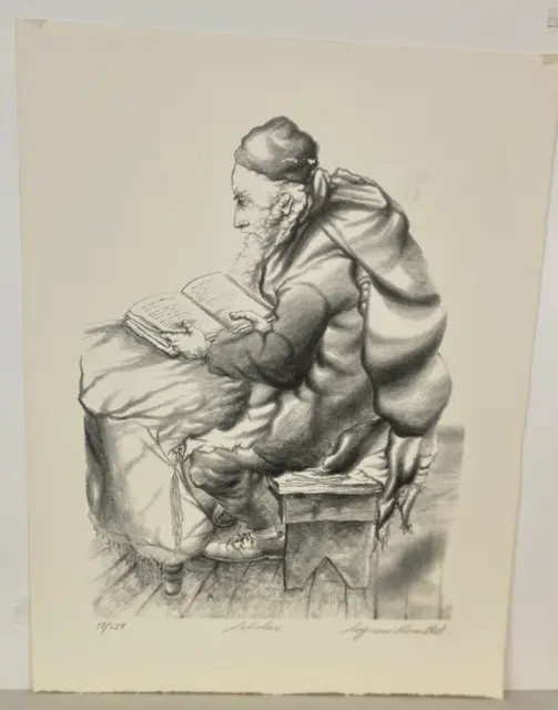 Original Pencil-signed Lithograph by Seymour Rosenthal